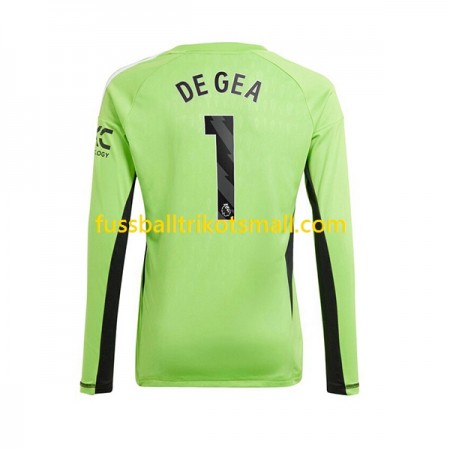 Fußballtrikots Manchester United De Gea 1 Torwart 2023-2024 Langarm Heimtrikotsatz kaufen